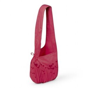 BNWT GAIAM pink heart string cotton sling bag, yoga/travel